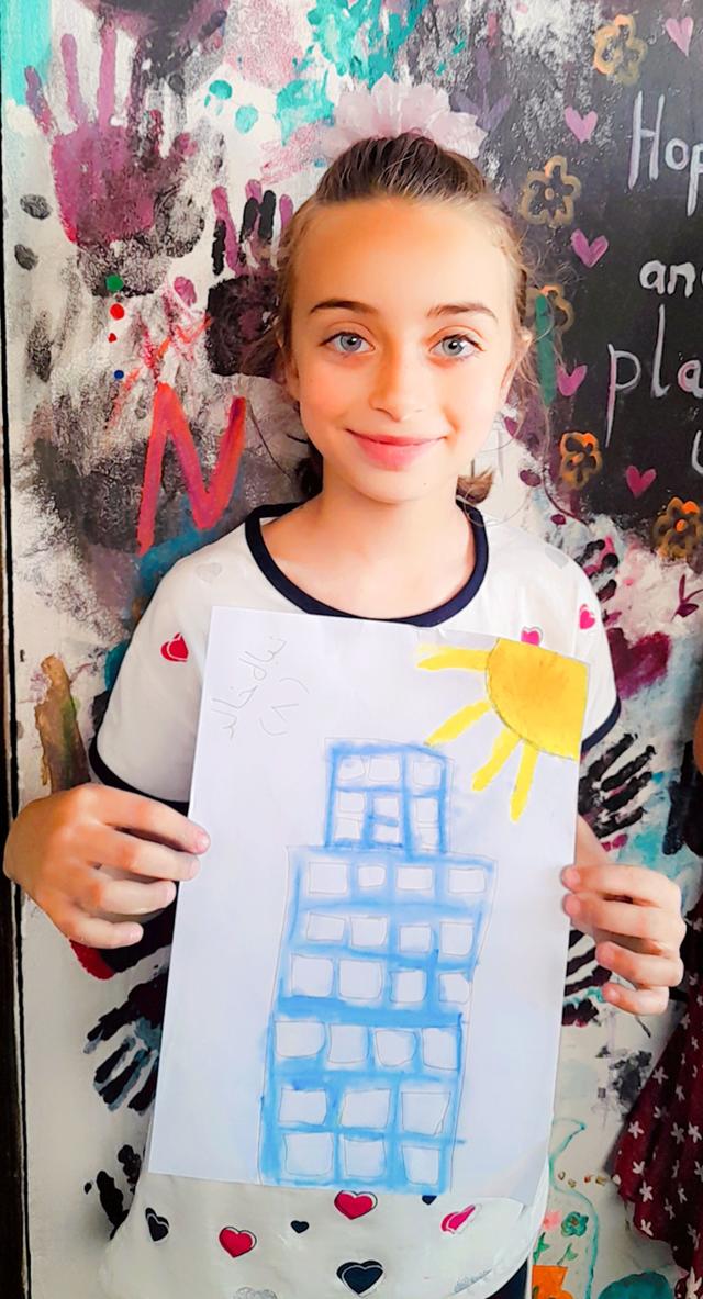 Nibal con il suo disegno