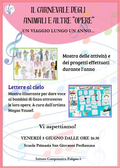 Locandina di un evento legato alla mostra «Lettere al cielo»