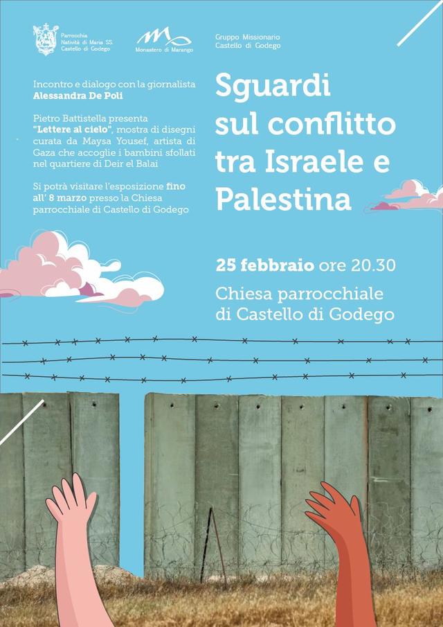 Locandina di un evento legato alla mostra «Lettere al cielo»