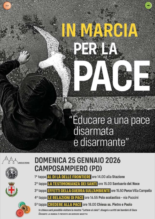 Locandina di un evento legato alla mostra «Lettere al cielo»