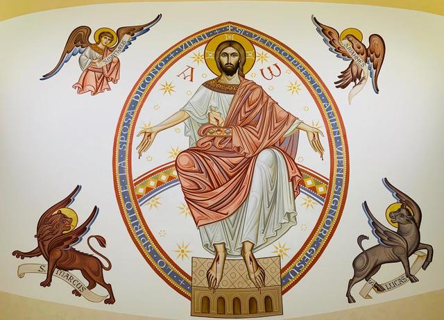 Cristo glorioso, opera pittorica di Fabio Nones