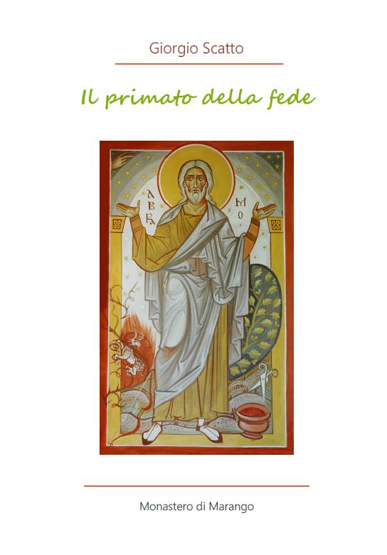 Copertina di Il primato della fede, con l'icona di Abramo