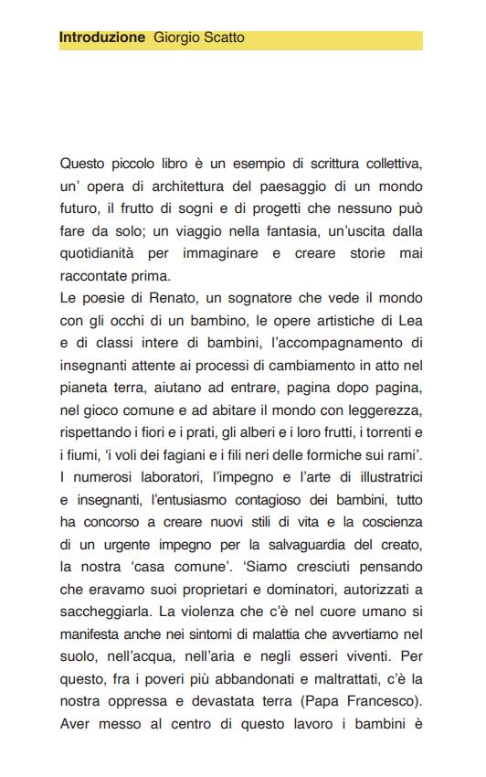 Pagina con l'introduzione di Giorgio Scatto